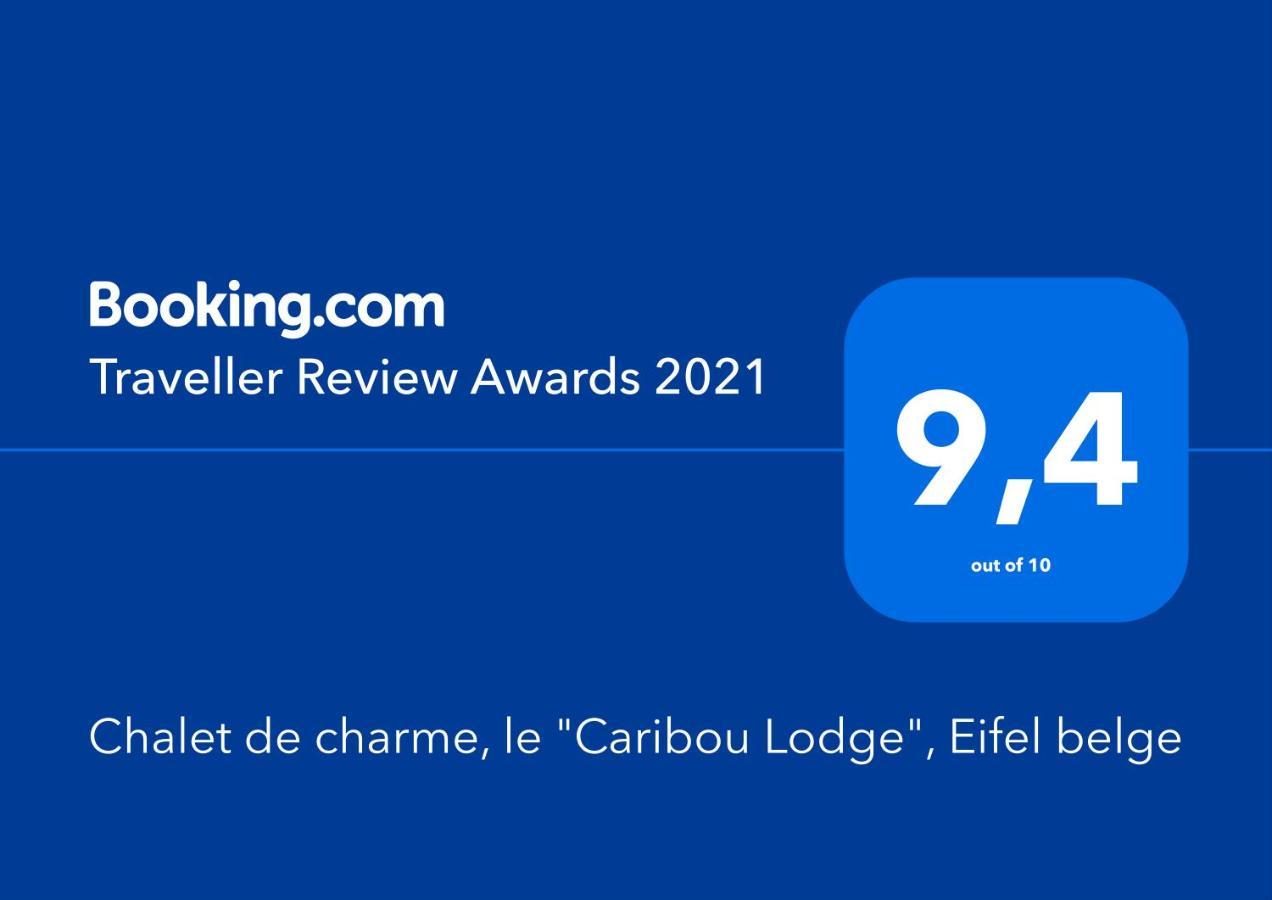 Chalet De Charme, Le "Caribou Lodge", Eifel Belge Bullange Exteriér fotografie
